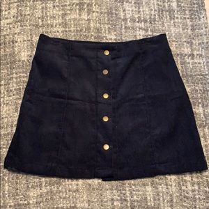 NWOT tags corduroy mini skirt